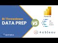 Data Prep: Power BI vs. Cognos vs. Tableau