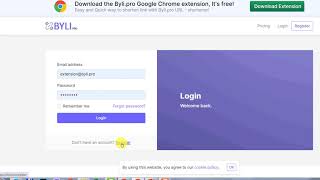 Byli.pro - URL Shortner Chrome Extension