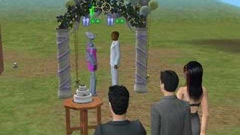 Sims 2:Robot and Sim love story