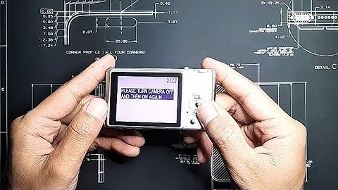 LENS ERROR Panasonic Lumix FX8 "Please Turn camera off and Then on again" LENS  (Part 1)