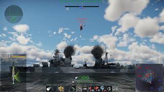 War Thunder 20251119 Lt. Cruiser Kirov Vs Bomber M.b.162 Kill 11