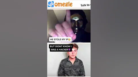 Telling IP Stealers Their Own Address on Omegle - #shorts