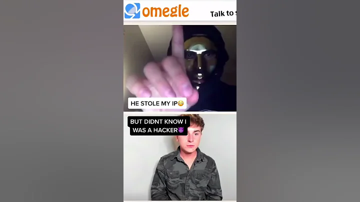 Telling IP Stealers Their Own Address on Omegle - #shorts