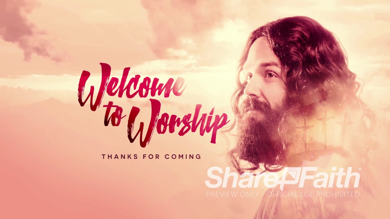 Easter Background: He's Alive Church Welcome Video Loop