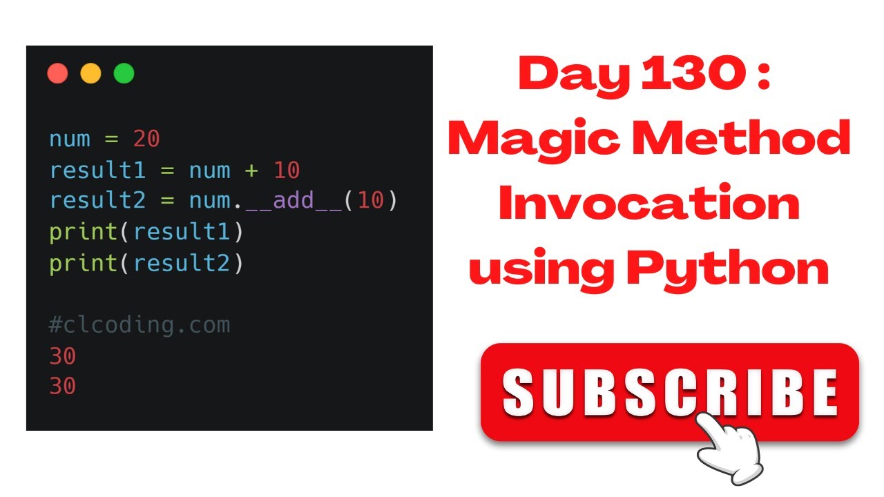 python assignment magic method