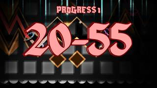 [PROGRESS 1] Renevant 20-55 (NEW HARDEST) | Geometry dash 2.2