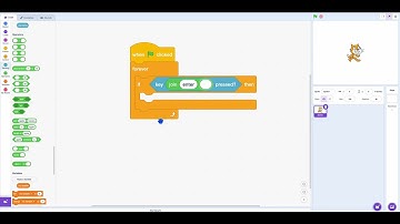 How to Make The key pressed a special Block in scratch