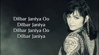 Dilbar Janiya Full Song LYRICS   Alisha Chinai   Sandeep Chowta, Nitin Rai