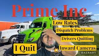 Breaking News‼️ Prime Inc Losing Drivers, Low Rates, Sitting‼️ I Quit Prime⁉️ Inward Facing Camera ❌
