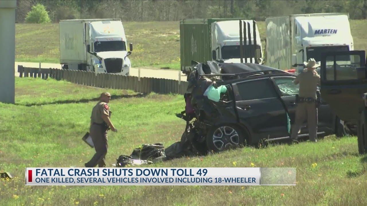 1 dead, injuries reported after 18-wheeler crash on Toll 49 in Smith ...