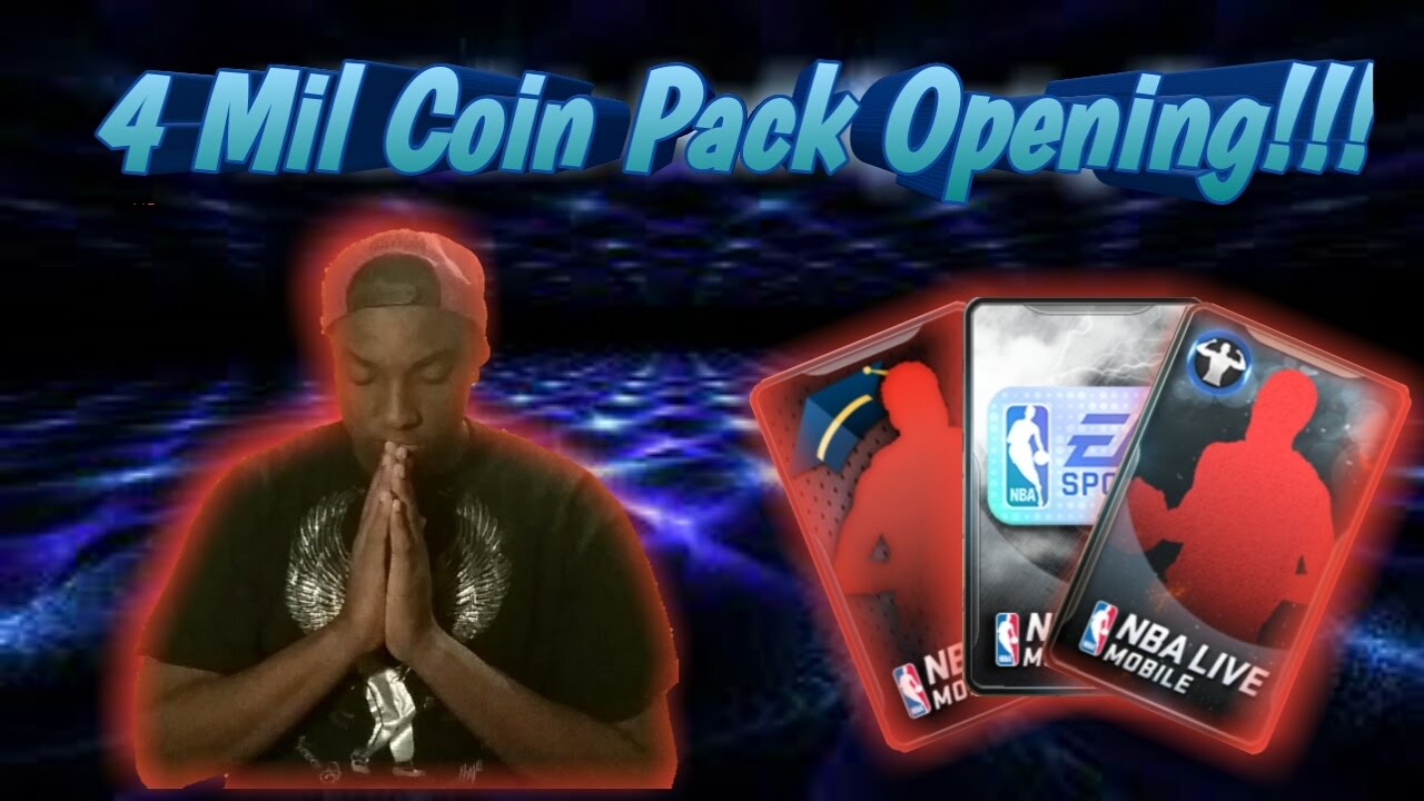 Insane 4 Million Coin NBA Live Mobile Variety Pack Opening!!! 70 Packs!!!