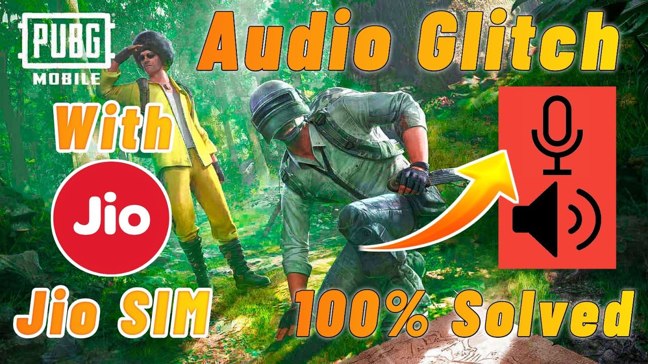 Mic Glitch Problem in Pubg Mobile with Jio Sim How to solve mic
