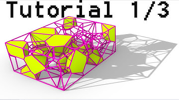 Grasshopper Tutorial : Part 1 Grasshopper Voronoi Tutorial (Easy for beginners)