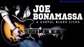 4 useful Blues Licks ~Joe Bonamassa style~ | Ear Copy Training