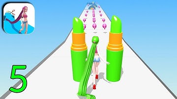 Hair Rush - Gameplay Walkthrough Levels 21-24 Part 5 (Android, iOS)