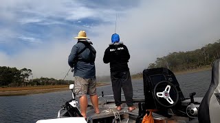 Using soft plastics to catch Flathead at Lake Tyers