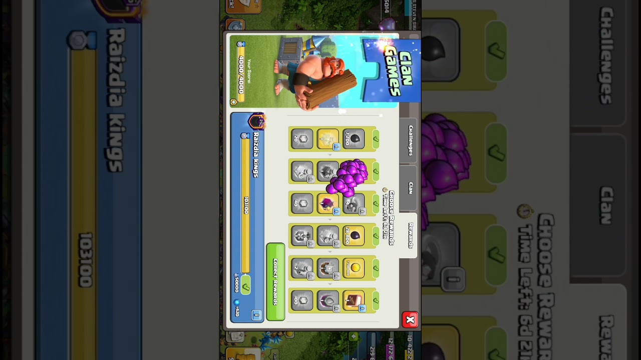 My Rewards in Clan Games February 2023 | 