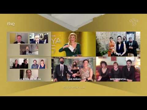 Ana María Ruiz Entrega Goya Mejor Película Noticia Informativos 08/03/2021