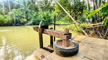 Water-powered corn pounder, from ancient times p37