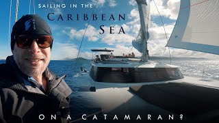 Sailing the Caribbean Ocean, around British Virgin Islands On a Catamaran...!