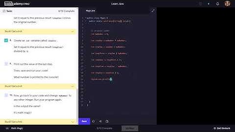 Learn Java - 2.5 Variables Project 2 | Codecademy Walkthrough
