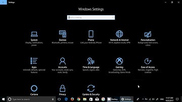 Full review of Windows 10 Fall Creators update The settings panel changes