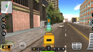 City Rickshaw Simulator Games Android Gameplay Career mode  Cloud city Level 1 | KIDSMAN GAME screenshot 3