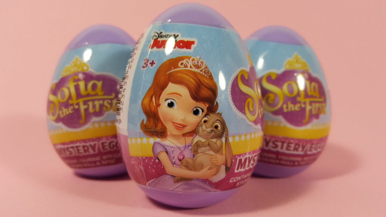 Sofia the first Disney surprise egg toys by Surprise Playtime - YouTube