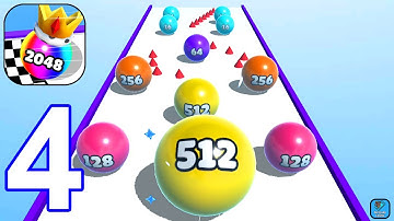 Ball Merge 2048 - Gameplay Walkthrough Part 4 Levels 25-27 iOS Android Gameplay