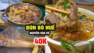 Suýt xoa với tô bún bò huế đầu tiên sau 2 tháng giãn cách không được ăn