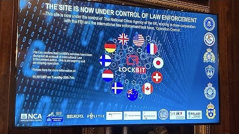 Most "harmful" hacker network LockBit disrupted by global police operation