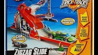 Hotwheels Trick Tracks ZigZag Slide Review