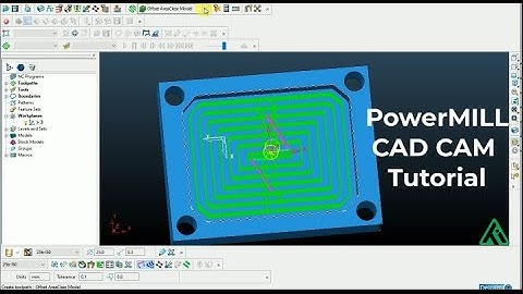 powermill pocket finishing program | Delcam PowerMill  Tutorial |