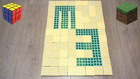Rubiks Cube timelapse - Minecraft - Part 3