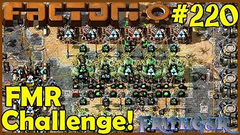 Factorio Million Robot Challenge #220: Processing Uranium In The Centrifuge!
