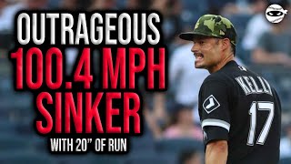 OUTRAGEOUS Stuff - Joe Kelly's 100 mph Two Seamer with 20 inches of Run!