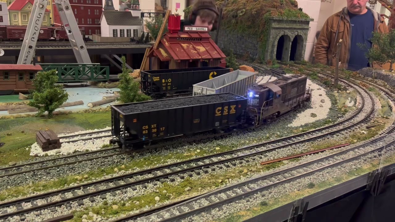 Tuesday Night Trains in the Basement, G Scale Switching Operations @ the Riverside RR Club Layout..