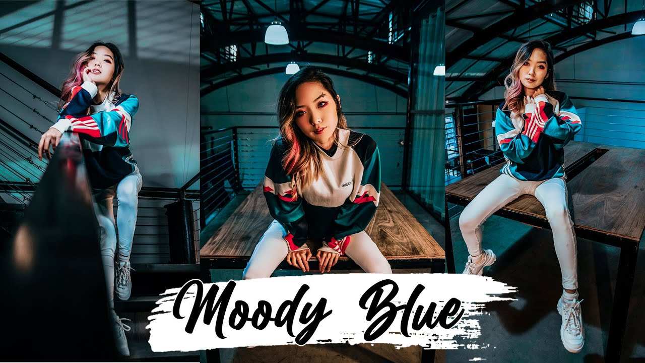 Moody Blue Preset - Lightroom Mobile Presets DNG | Dz Edits | Moody Blue Lightroom Preset
