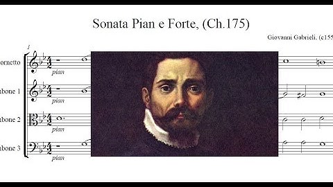 Giovanni Gabrieli - Sonata pian