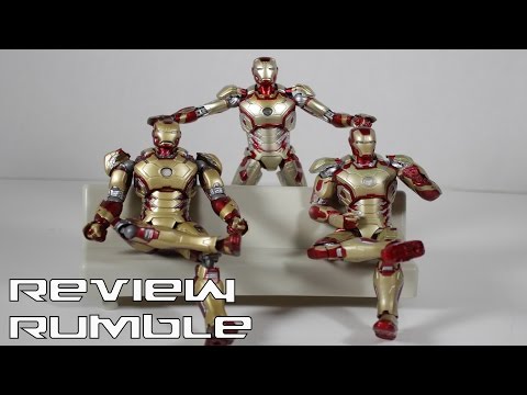 Review Rumble Mark 42 Iron Man S.H. Ban Dai vs. Revoltech vs. Super Alloy