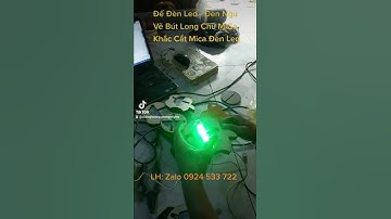 Đế Đèn Ngủ - Đèn Led 3D - Vẽ Bút Long & Cắt Khắc Mica Để Làm Đèn Ngủ - Mô Hình Led 3D...