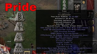 Diablo II Resurrected Rune Words - Pride (Cham Sur Io Lo) screenshot 5