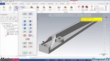 Guided Solid Chaining – Mastercam 2018