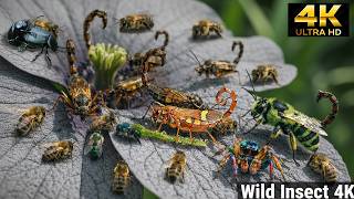 🐜 Amazing Wild Insects in Their Natural Habitat | 4K Macro Wildlife  || #WildInsects #WildVision4K