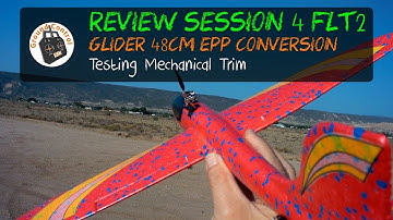 $4 Chuck Glider RC Conversion - Test Flight  - Mechanical Trim is Complete!