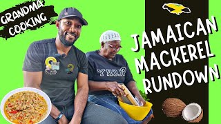 THE RIGHT WAY TO COOK JAMAICAN MACKEREL RUNDOWN WITH GRANDMA JOICE