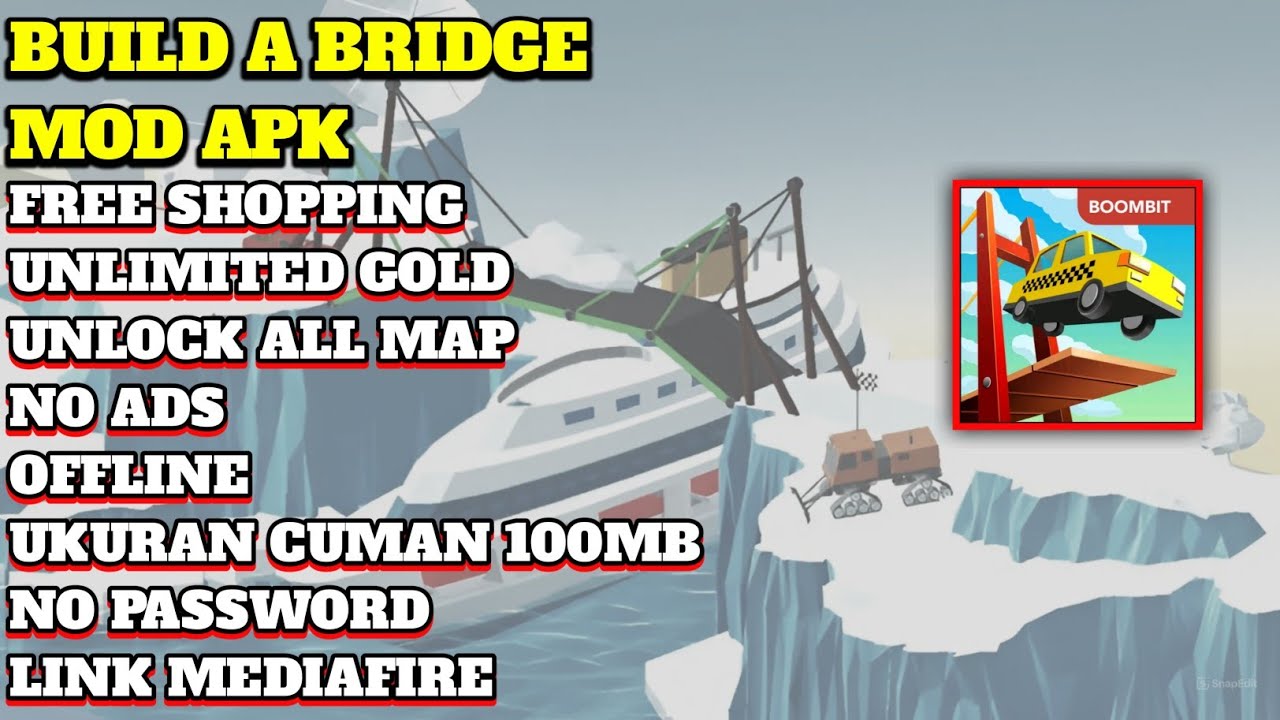 Build a bridge mod apk terbaru versi 4.3.4 new update