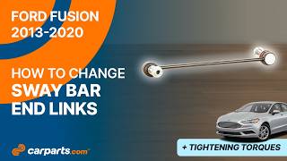 How to replace the Front Sway Bar End Links 2013 - 2020 Ford Fusion 🚗