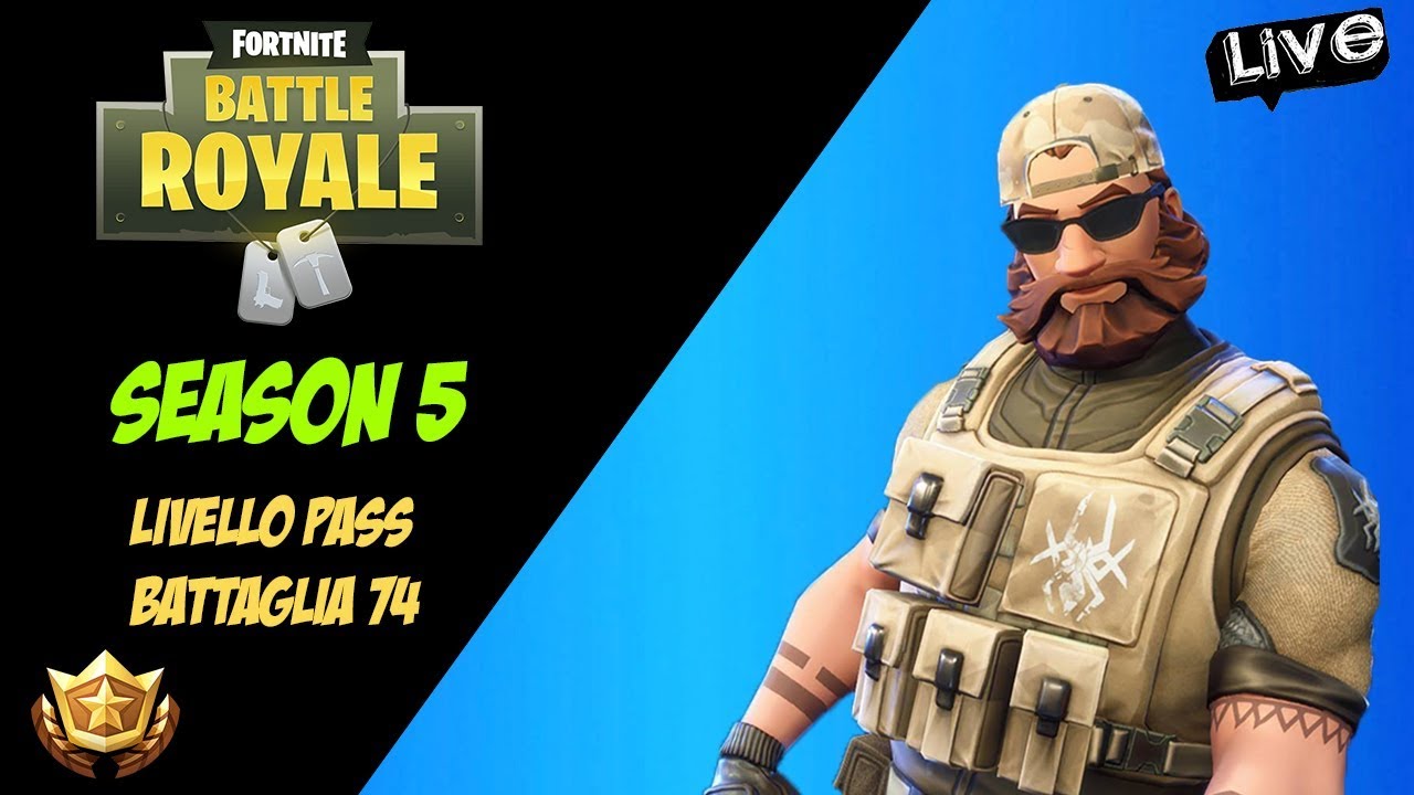 [🔴 LIVE] FORTNITE-Pass battaglia livello 74! MAZZA! -LIVESTREAMING-ITA ...
