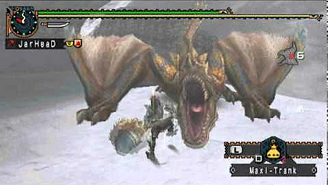 【Lets Fail: MHFU】 - HR7 Tigrex vs. Hammer